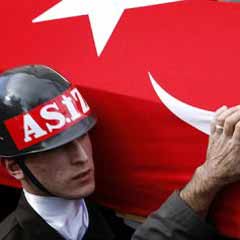 Şehit astsubay için tören düzenlendi