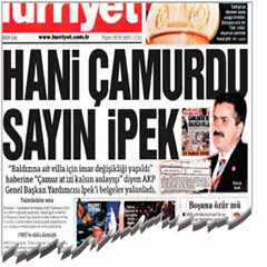 Hürriyet’ten çamura devam