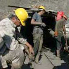 Altın madeninde yangın