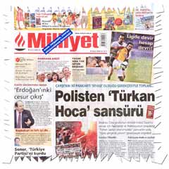 Milliyet'in tek hedefi polis!