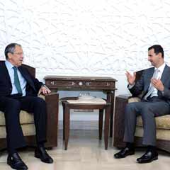 Esad, Lavrov'u ağırladı