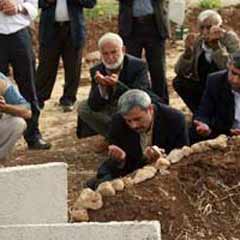 Acılı baba Bilge köyünde