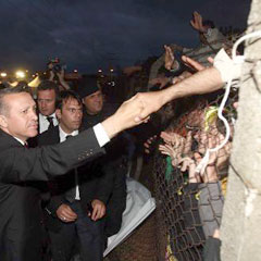 Erdoğan, Kızılay'ın deprem tatbikatını izledi