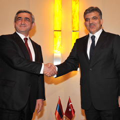 Gül, Sarkisyan ile görüştü