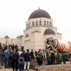 Kiev'de ilk kez bir cami minaresinin temeli atıldı
