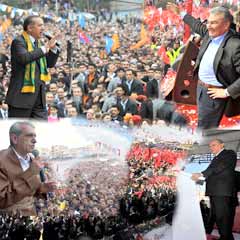 Liderlerin meydan polemikleri