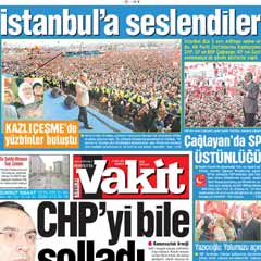 AK Parti'nin zaferi kartelin manşetinde-FOTO