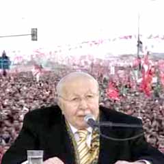 SP mitinginde Erbakan sürprizi