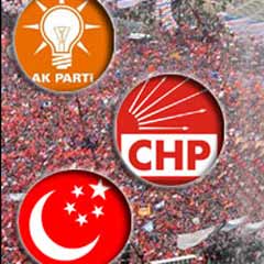Miting meydanı iyice karıştı