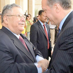 Talabani ile Erdoğan biraraya geldi