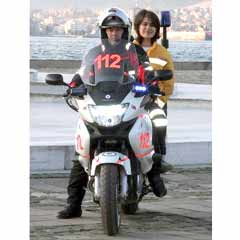 Türkiye'nin ilk motosikletli 112 ekipleri