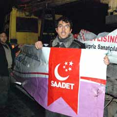 Saadetlilerle AK Partililer arasında gerginlik