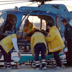 Helikopter ambulanslarla 250 hasta taşındı!