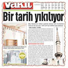Tarihi cami kurtarılacak!