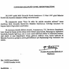 Erbakan'ın 'imzalamadığı' belge bu mu?