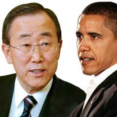Obama ve Ban Darfur'u görüştü