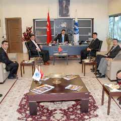 KAYSO Başkanı, ağabeyini ağırladı