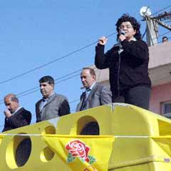 DTP'nin mitinginde 300 polis görev aldı