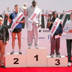 Runtalya Maratonu'na Kenyalılar damga vurdu