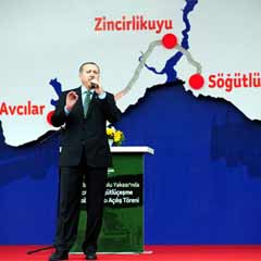 Zincirlikuyu- Sögütçeşme metrobüs hattı açıldı