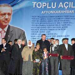 Erdoğan, Afyon'da 54 tesisi açtı  