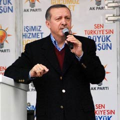 Erdoğan'ın helikopteri korkuttu