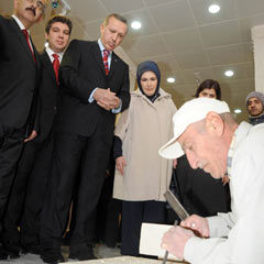 Erdoğan'dan taş ustası Yusuf Usta'ya övgüler