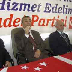 Saadet adayı Prof. Ersoy, Müşavirler Odası'nı ziyaret etti