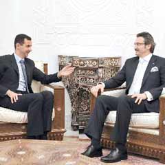 Kürşat Tüzmen, Beşşar Esad ile görüştü  