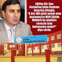 Devletin okuluna Lions adı!