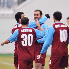 Trabzonspor'un golcüleri iş başında