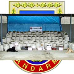 Jandarma'dan PKK'ya 1,5 tonluk darbe!