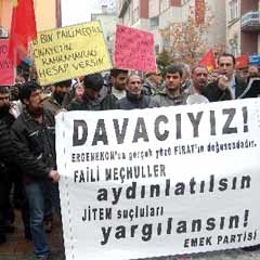 Baykal Tunceli'de protesto edildi