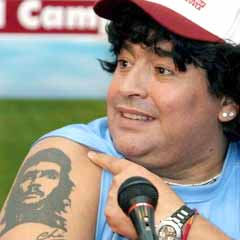 Maradona, Morales'i tebrik etti