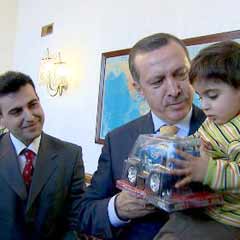 Erdoğan, berber Boğday'ı kabul etti