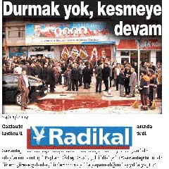 Erdoğan kızdıran "kanlı" manşet!