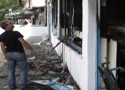 Cezaevinden çıktılar iş yeri ve araç kundaklayıp bomba attılar