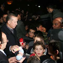 Başbakan Erdoğan baba ocağında