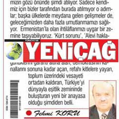 FLAŞ: Fehmi Koru Yeniçağ'da!