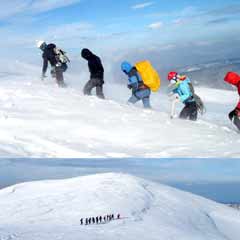 Dağcıların kış eğitim kampı sona erdi