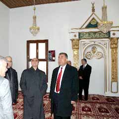 Burdur'daki tarihi Gazi Camii ibadete açıldı