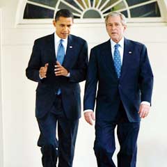 Bush, Obama için masaya not bıraktı