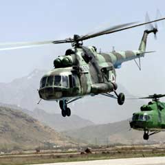 Afgan helikopteri düştü: Biri general 13 ölü