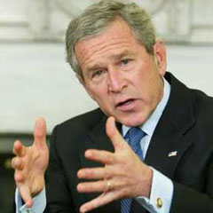 Bush son toplantısında itiraf etti