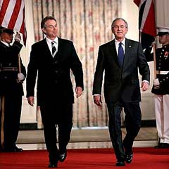 Bush'tan Blair'e "İstiklal Madalyası"