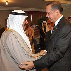 Erdoğan, Kral Abdullah'la biraraya geldi