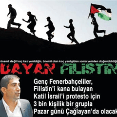 Genç FB'liler, Filistin için Çağlayan'da