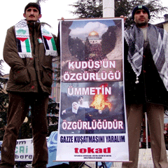 Hicret Koşusu'nda İsrail protestosu-FOTO