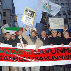 İsrail vahşeti, Taksim'i ayağa kaldırdı