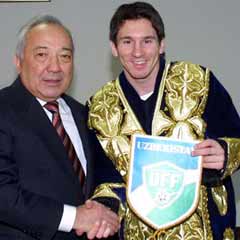 Barcelona yıldızı Messi Özbekistan’da